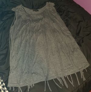 Forever21 Sleeveless Fringe Top